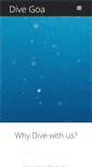 Mobile Screenshot of divegoa.com