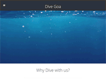 Tablet Screenshot of divegoa.com